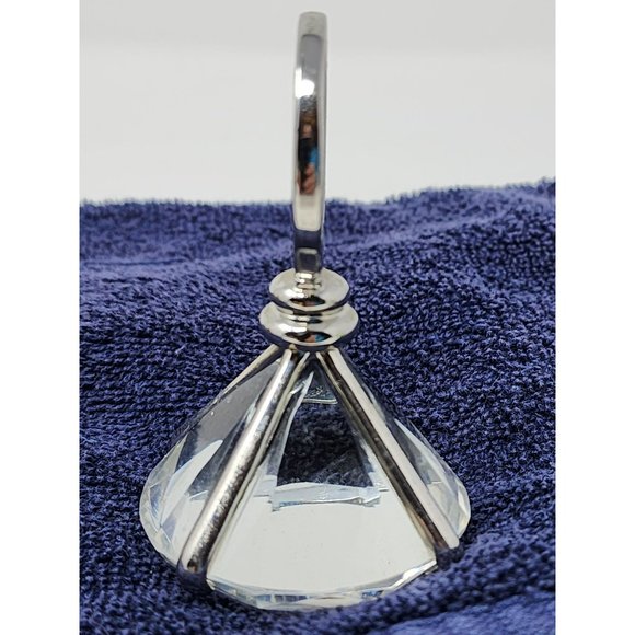 Vintage Faux Diamond Shaped Glass Bottle Opener Beer Bar Accessory Unmarked - Picture 2 of 7